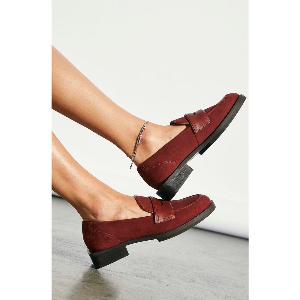 Free People Womens Lennox Loafers Brown Size EU 38 / US 8 - Picture 1 of 10